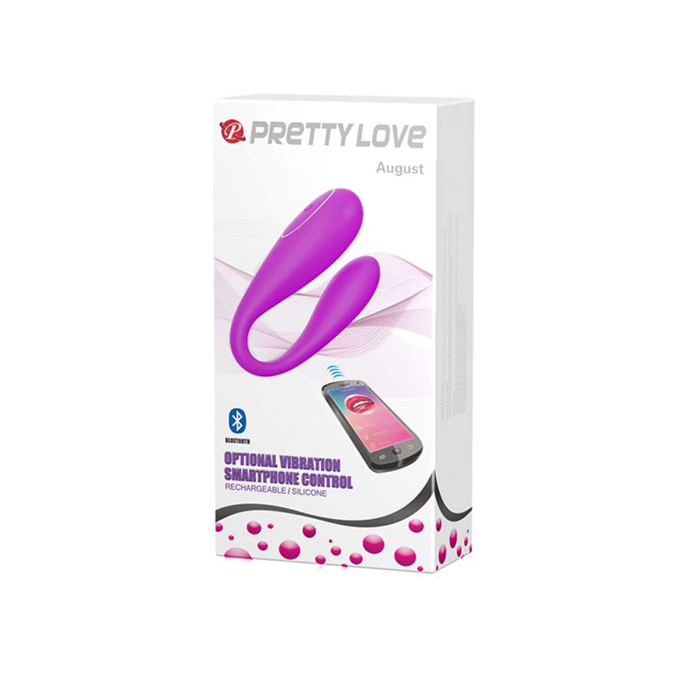 pretty love august optional vibration smartphone bluetooth control