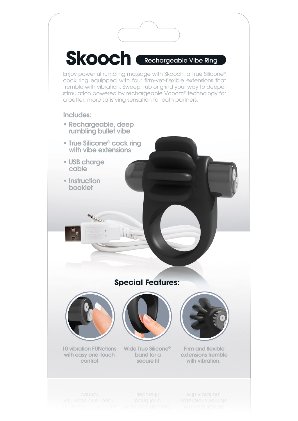 charged skooch ring black charged skooch ring black