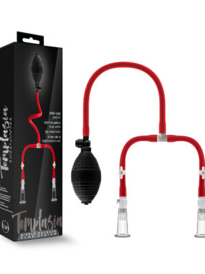 temptasia nipple squeeze pump system black