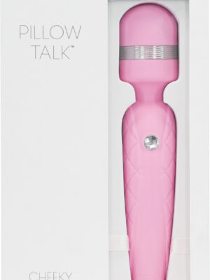 pillow talk cheeky wand with swarovski crystal pink