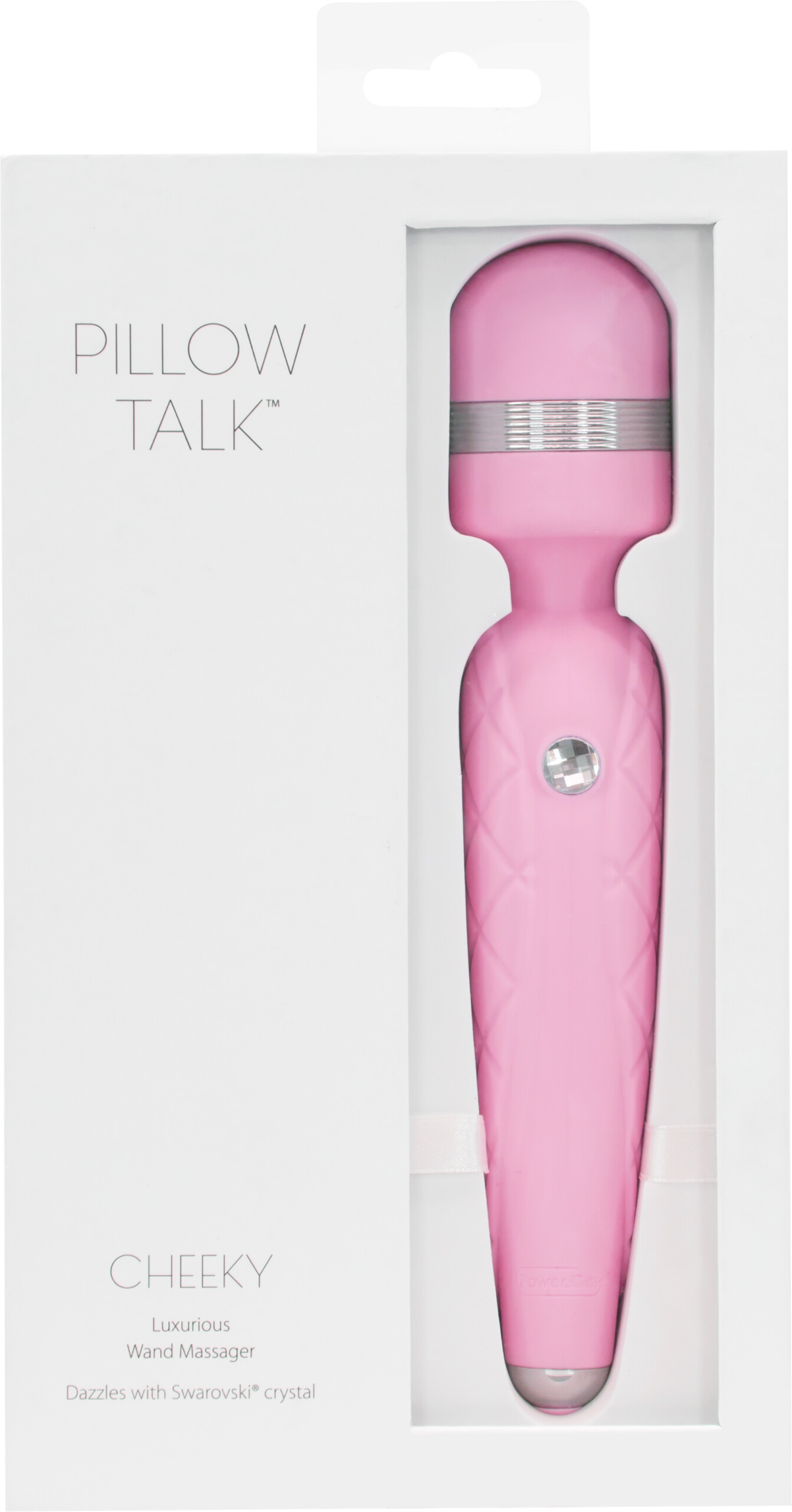 pillow talk cheeky wand with swarovski crystal pink