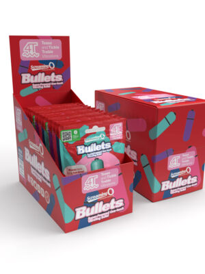 screaming o 4t bullet super powered one touch vibrating bullet display assorted