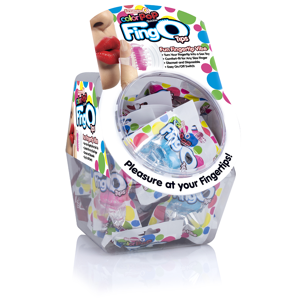 fingo tips 36 count fishbowl assorted colors