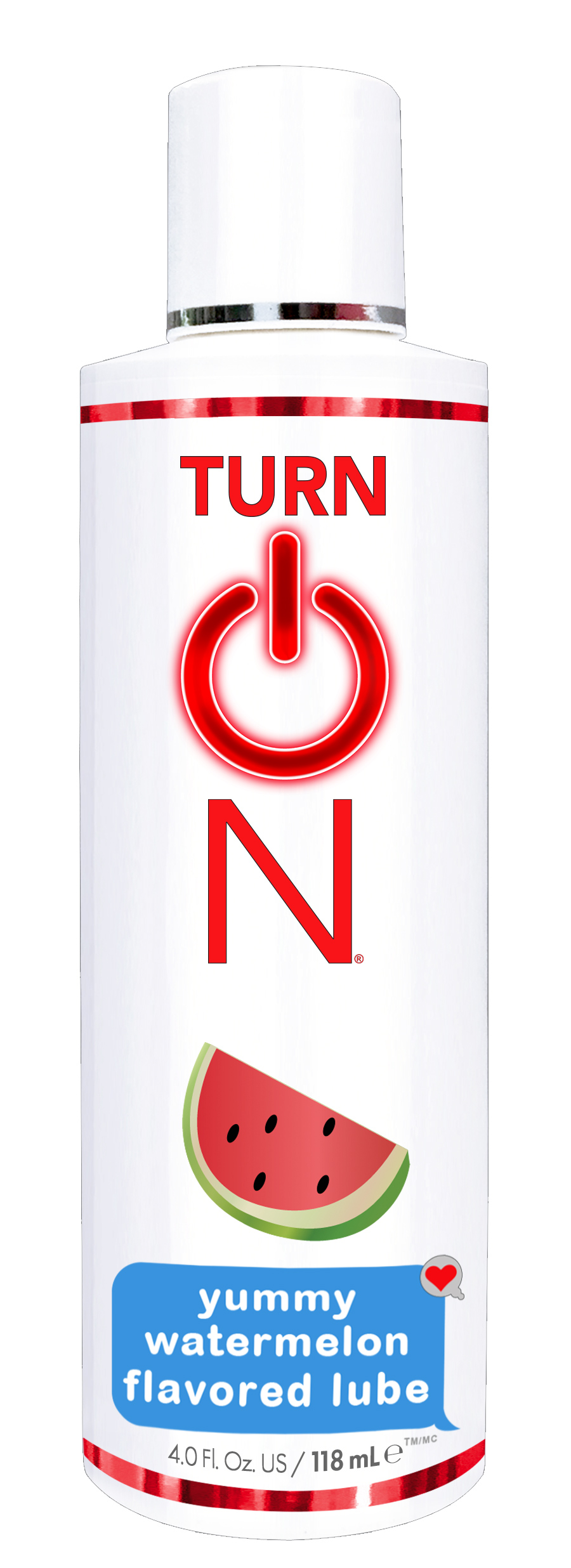 turn on yummy watermelon flavored lube 4 fl. oz turn on yummy watermelon flavored lube 4 fl. oz