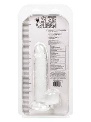 size queen 6 inch/15.25 cm clear size queen 6 inch/15.25 cm clear