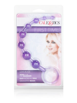 first time love beads purple