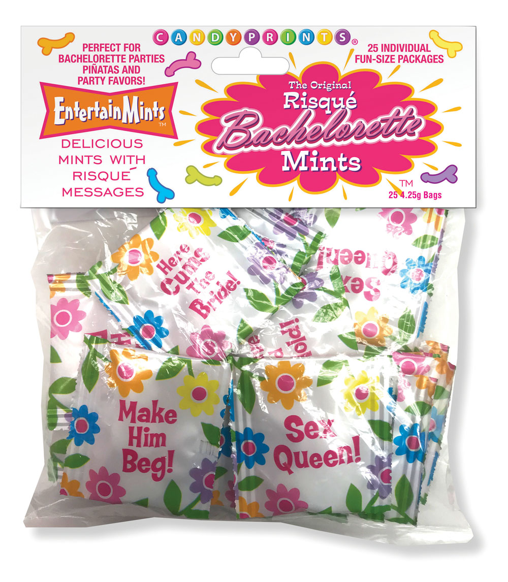 risque bacherlorette mints 25 individual fun size packages