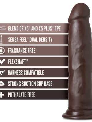 au naturel jackson 9 inch dong chocolate au naturel jackson 9 inch dong chocolate