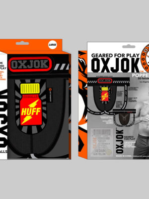 pjocker 3d rubber patch pouch black/red medium