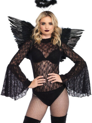 2 pc angel accessory kit black