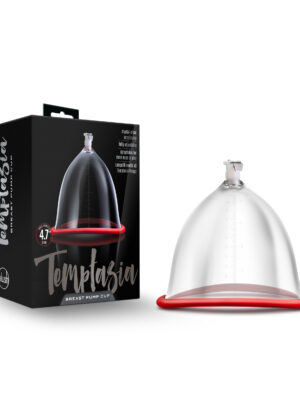 temptasia breast pump cup clear