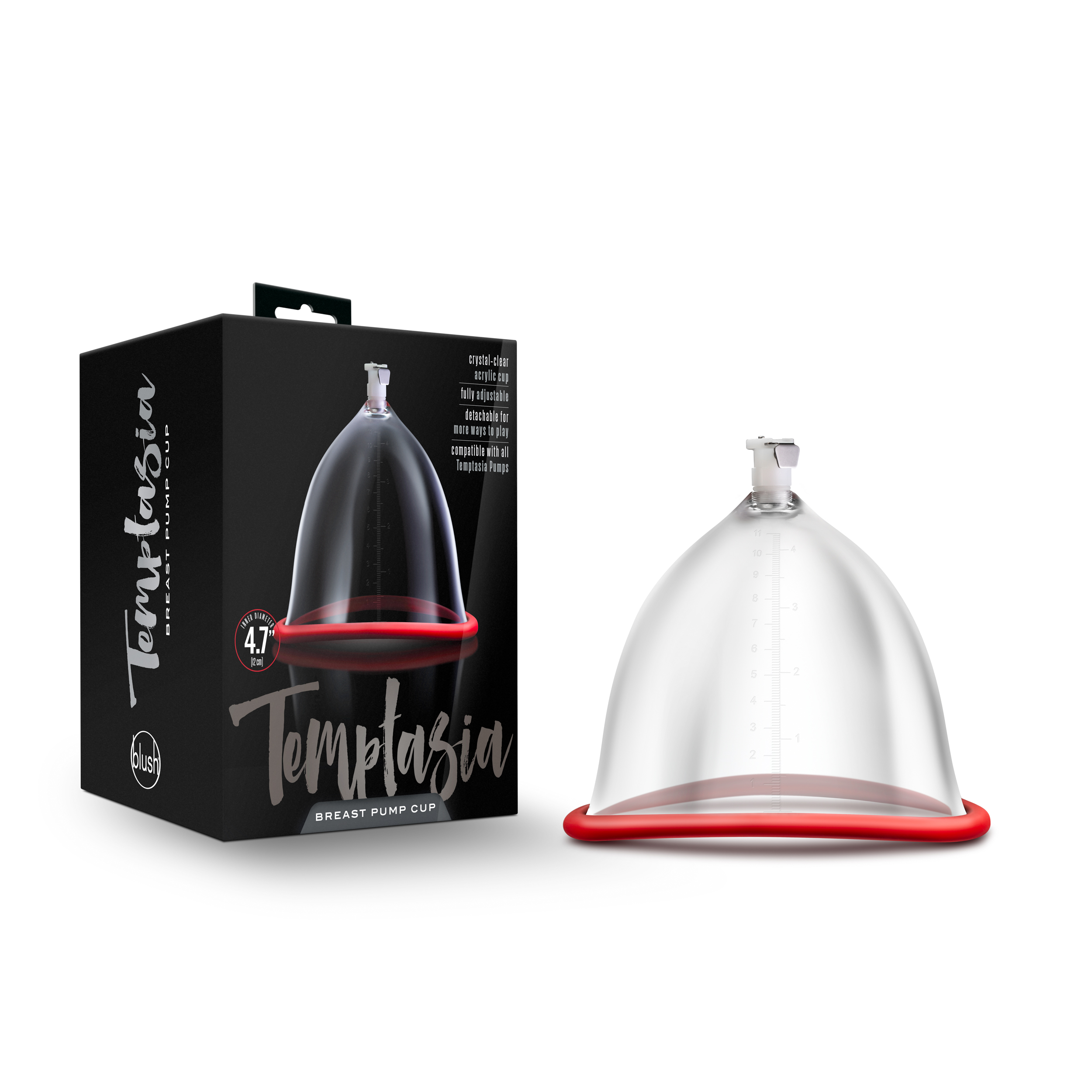 temptasia breast pump cup clear temptasia breast pump cup clear