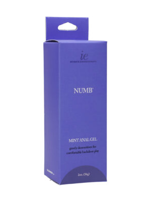 intimate enhancements numb mint anal gel 2 oz. boxed intimate enhancements numb mint anal gel 2 oz. boxed