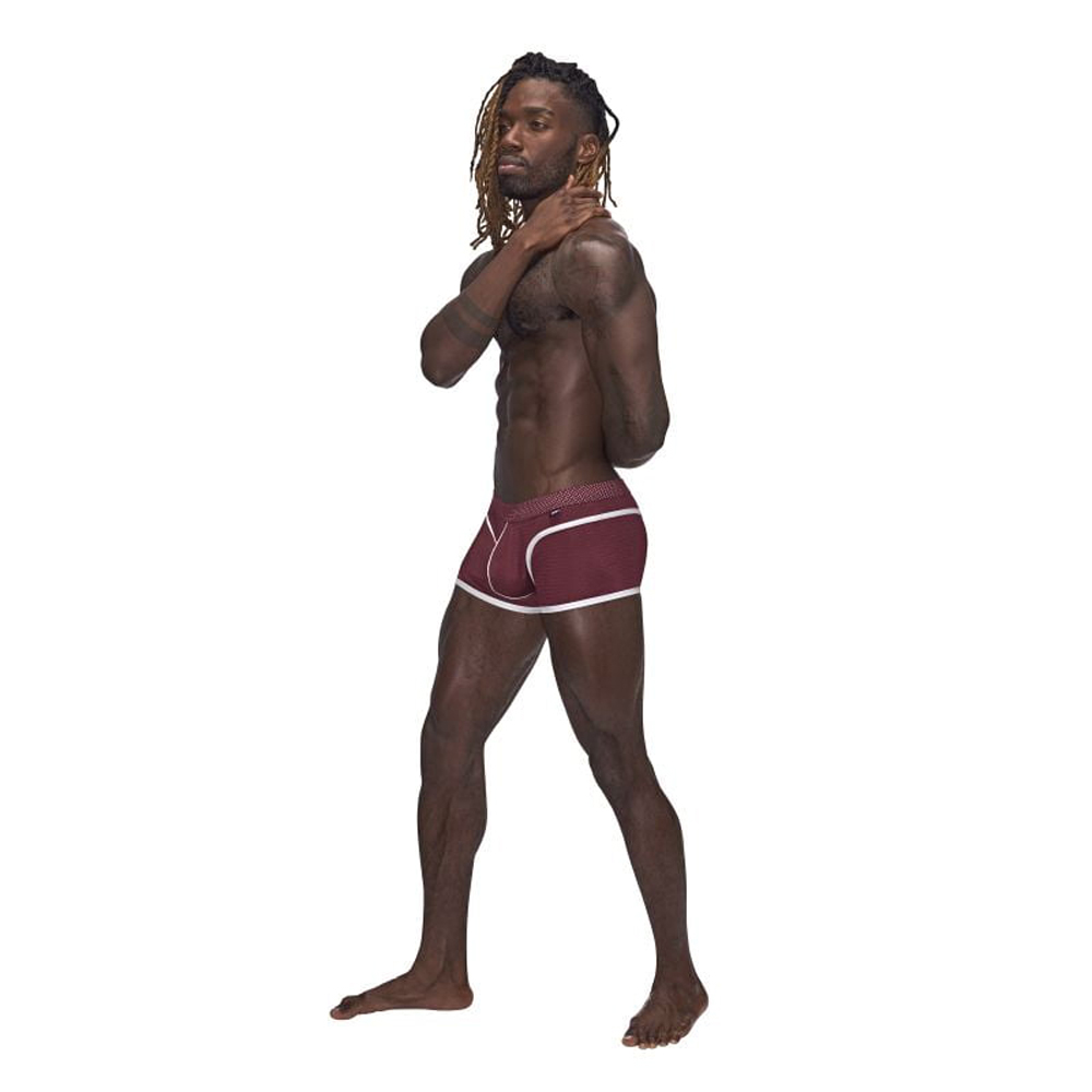 sport mesh sport short x large burgundy