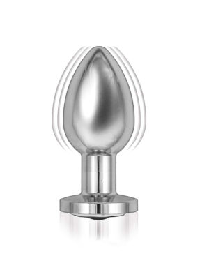 ass sation remote vibrating metal plug silver ass sation remote vibrating metal plug silver