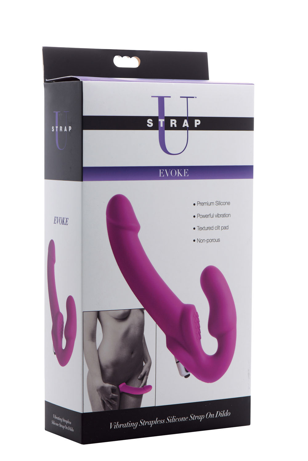 evoke vibrating strapless silicone strap on dildo evoke vibrating strapless silicone strap on dildo