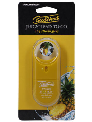 goodhead juicy head dry mouth spray to go .30 fl pineapple