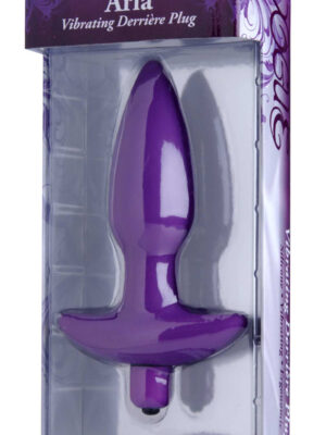 aria vibrating silicone anal plug medium
