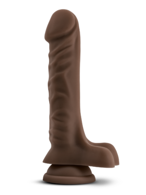 dr. skin plus 9 inch posable dildo with balls chocolate dr. skin plus 9 inch posable dildo with balls chocolate