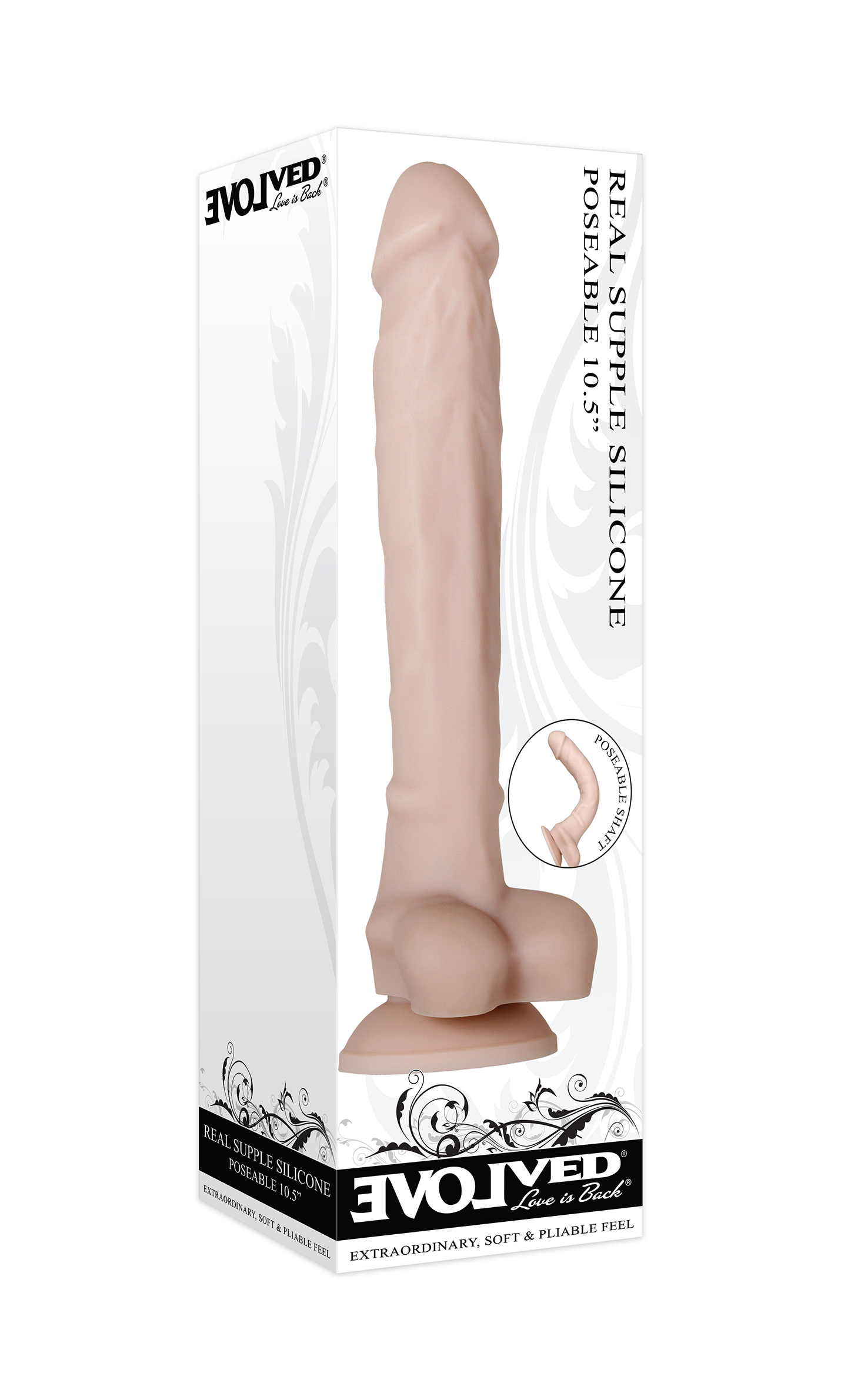 real supple silicone poseable 10.5 inch