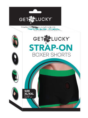 strap on black/green boxers xl/xxl strap on black/green boxers xl/xxl