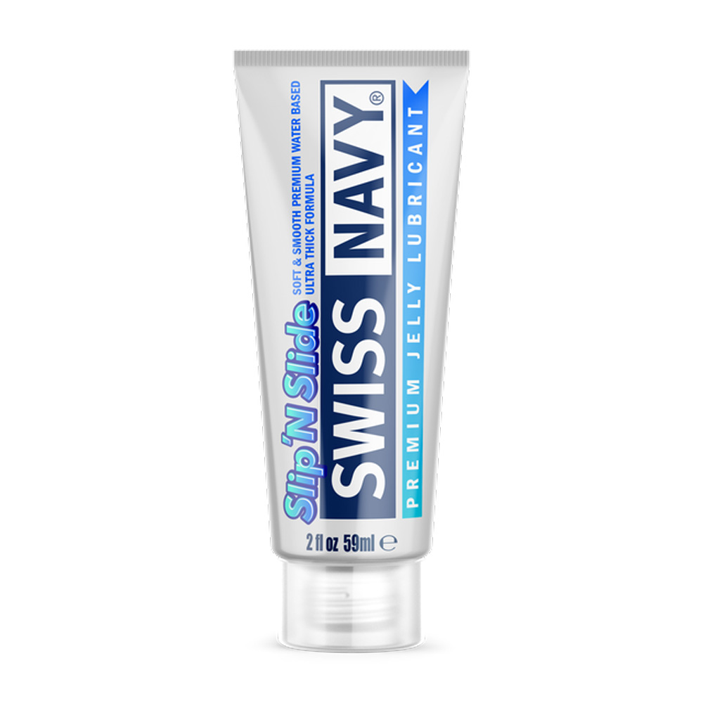 swiss navy slip n slide premium jelly lubricant 2 fl. oz.