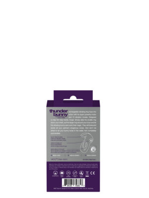 thunder bunny rechargeable dual ring perfectly purple