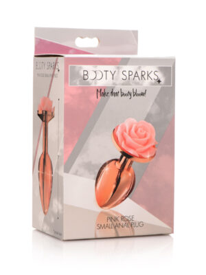 pink rose gold anal plug small