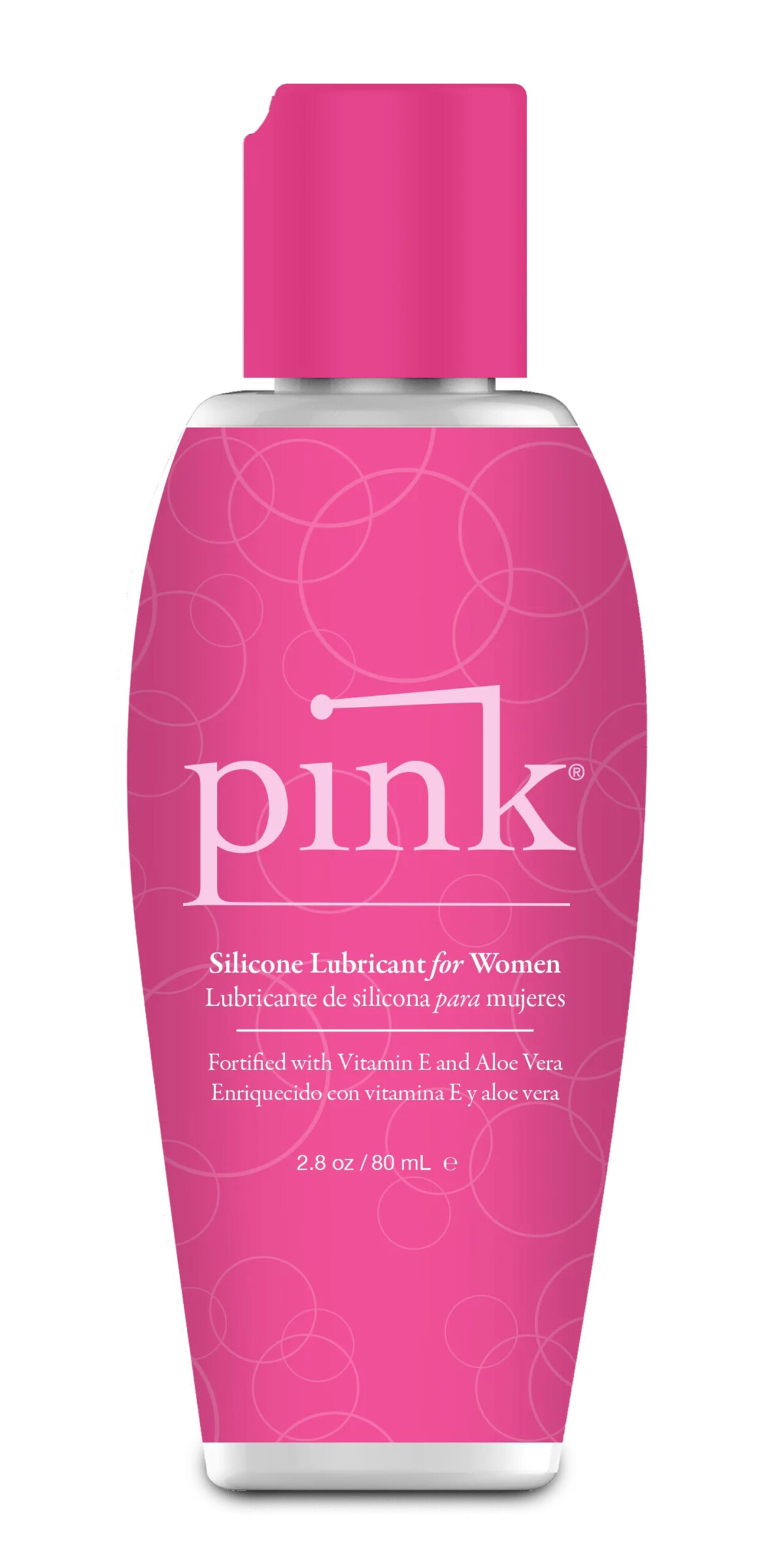 pink silicone lubricant 2.8 oz / 80 ml