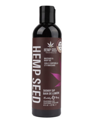 hemp seed massage and body oil skinny dip 8 fl. oz./ 237ml