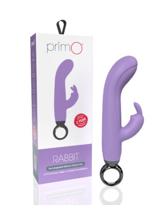primo rabbit rechargeable vibrator lilac
