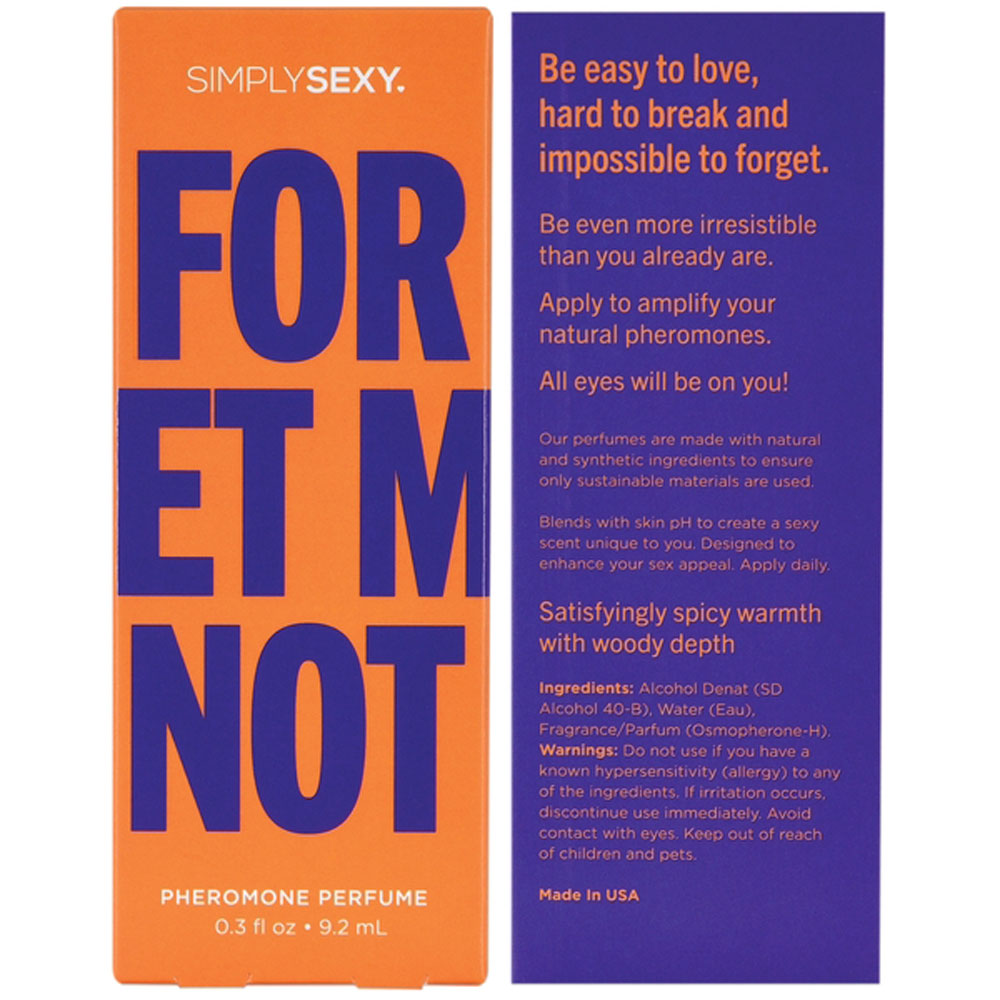 simply sexy pheromone perfume forget me not 0.3 oz