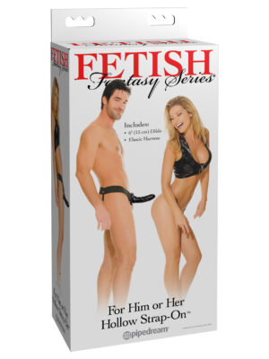 fetish fantasy series for him or her hollow strap on black