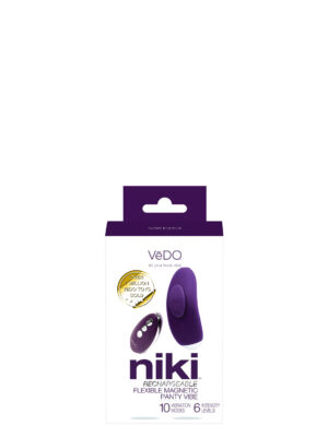 niki rechargeable flexible magnetic panty vibe purple