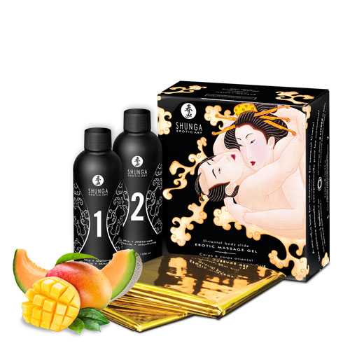 oriental body to body massage gel melon mango