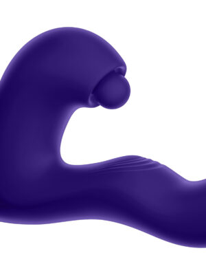 klio triple action thumping rabbit vibrator dark purple