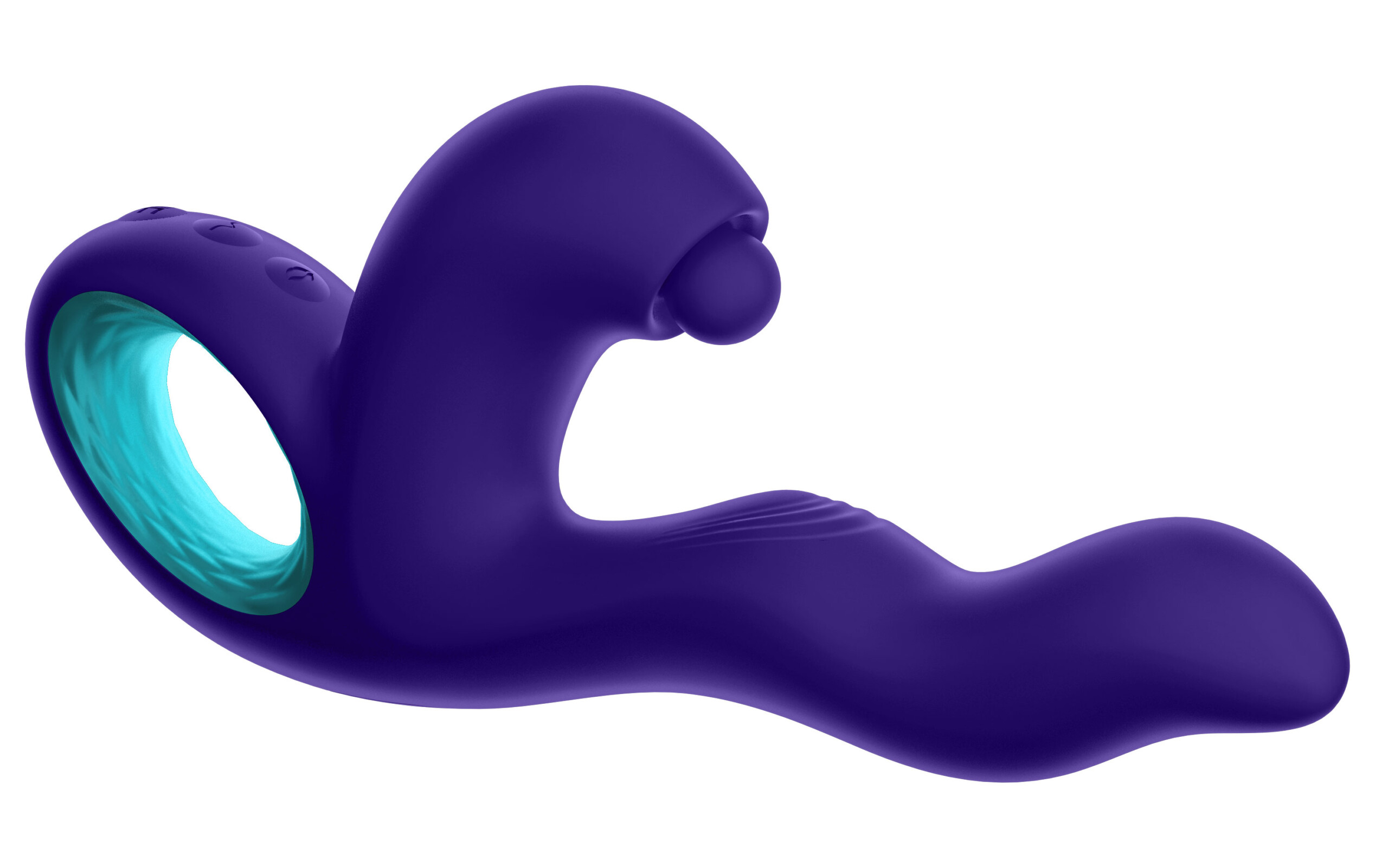 klio triple action thumping rabbit vibrator dark purple
