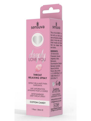 deeply love you throat relaxing spray 1 fl. oz. cotton candy deeply love you throat relaxing spray 1 fl. oz. cotton candy