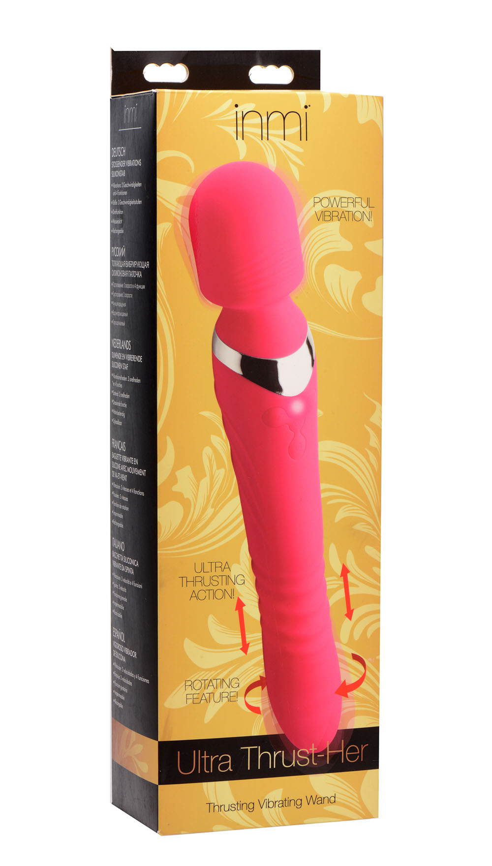ultra thrusting and vibrating silicone wand ultra thrusting and vibrating silicone wand