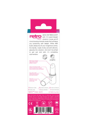 retro rechargeable bullet pink