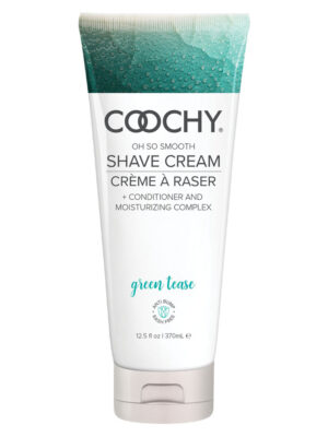 coochy shave cream green tease 12.5 fl oz.
