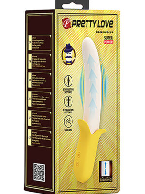 pretty love banana geek yellow