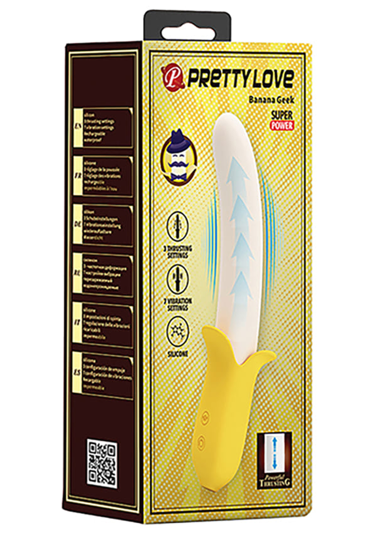 pretty love banana geek yellow