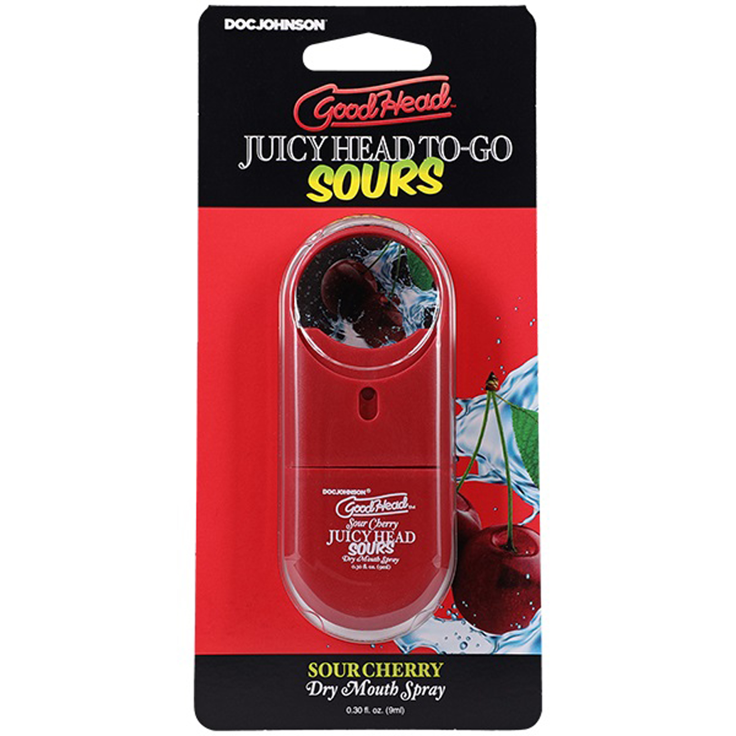 goodhead juicyhead dry mouth spray to go sour cherry .30 oz