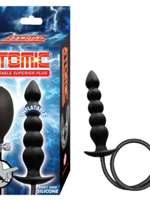 atomic inflatable superior plug black