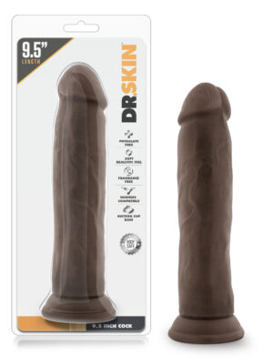 dr. skin 9.5 inch cock chocolate
