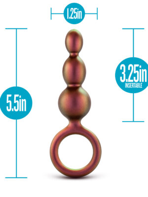 anal adventures matrix beaded loop plug copper anal adventures matrix beaded loop plug copper
