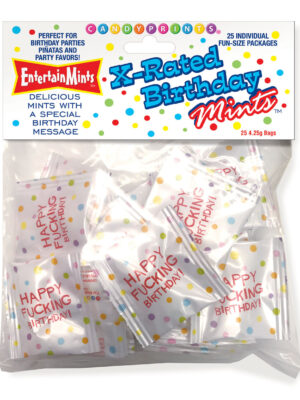 x rated birthday mints 25 individual fun size packages x rated birthday mints 25 individual fun size packages