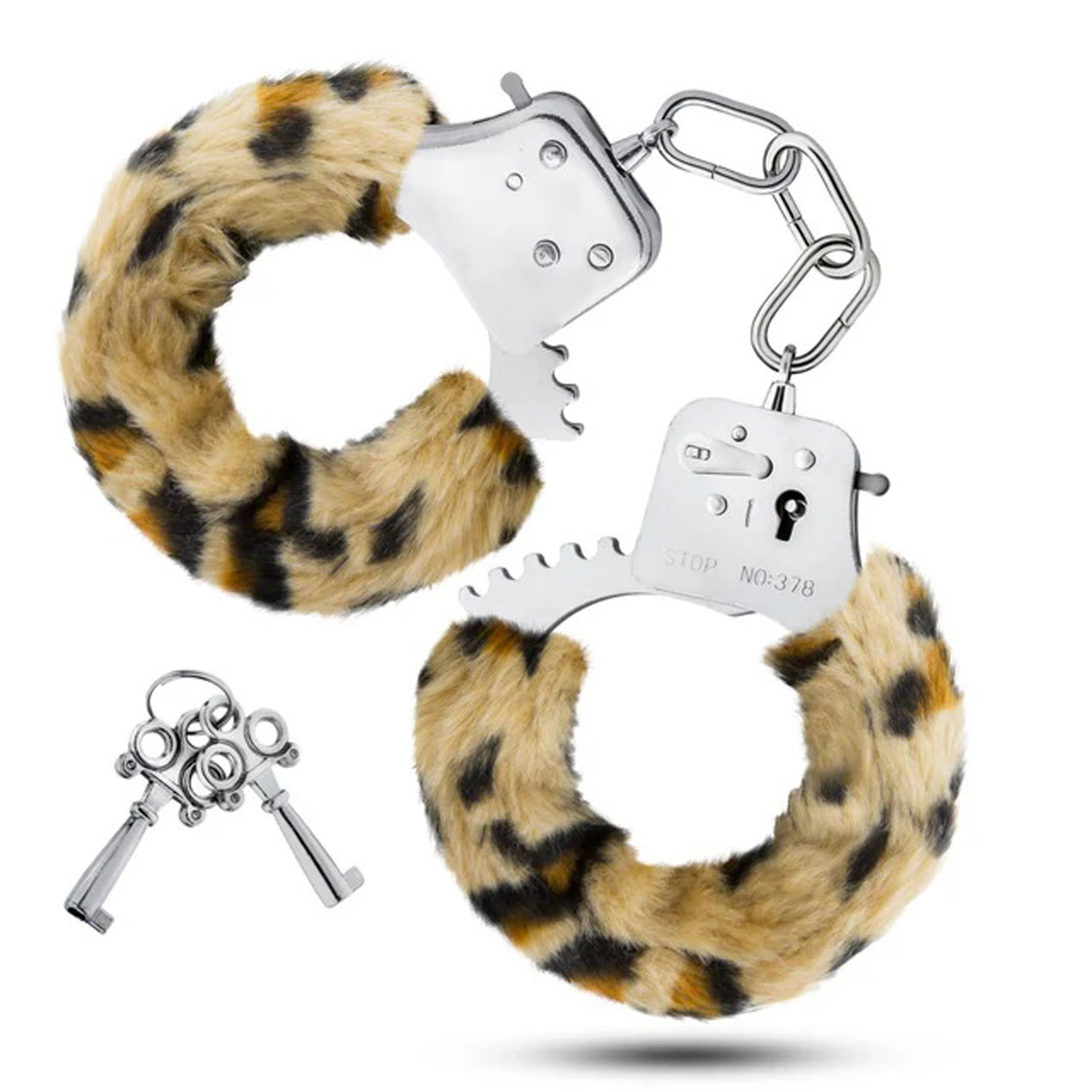 temptasia beginner cuffs leopard
