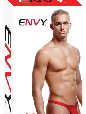 low rise thong small/medium red